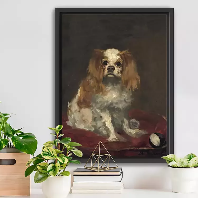 A King Charles Spaniel Framed Canvas Art Print>Kirklands Home Store