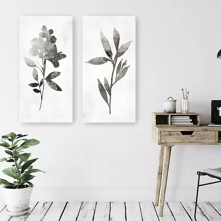 A Shadow of a Flower 2-pc. Canvas Art Set>Kirklands Home Sale