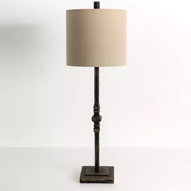 Abbott Antique Black Buffet Lamp>Kirklands Home Outlet