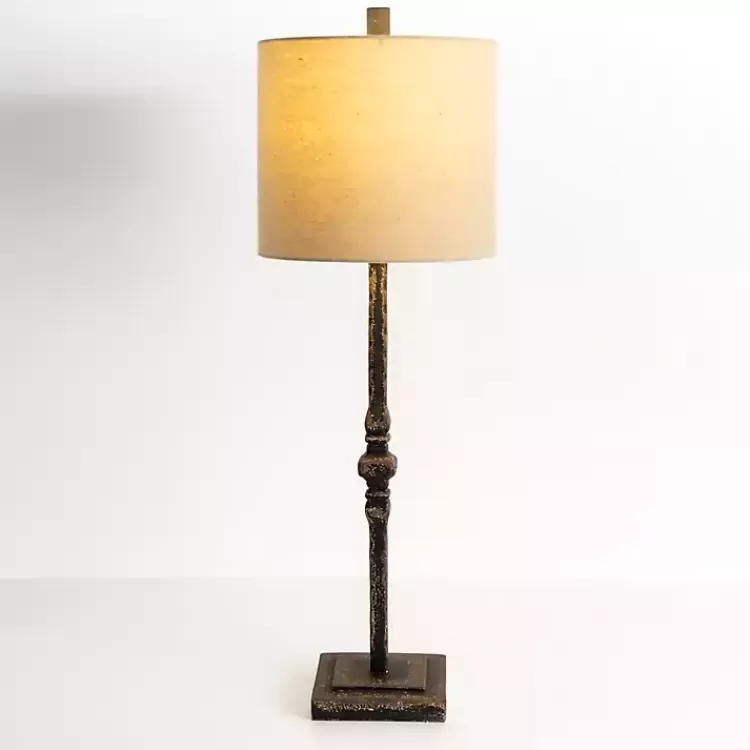 Abbott Antique Black Buffet Lamp>Kirklands Home Outlet