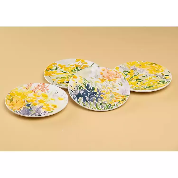 Abstract Floral Appetizer Plates, Set of 4>Kirklands Home Hot