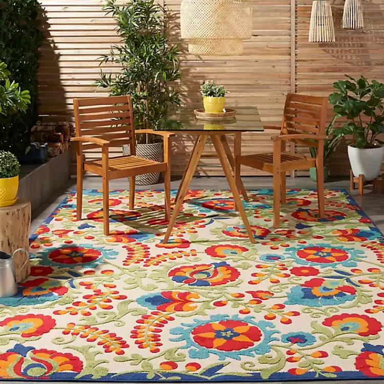 abstract_floral_outdoor_area_rug_x_5.webp Abstract Floral Outdoor Area Rug, 7x10>Kirklands Home Flash Sale