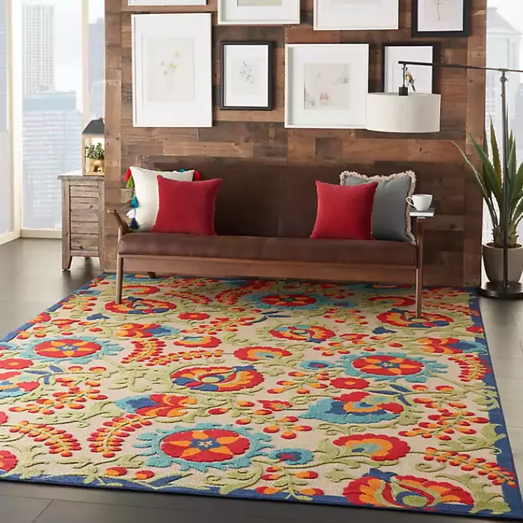 abstract_floral_outdoor_area_rug_x_7.webp Abstract Floral Outdoor Area Rug, 7x10>Kirklands Home Flash Sale