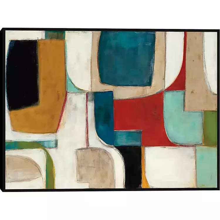 Abstract Fold Framed Canvas Art Print>Kirklands Home Store