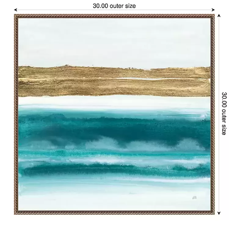 abstract_gold_emerald_beach_iii_canvas_art_print_3.webp Abstract Gold Emerald Beach III Canvas Art Print>Kirklands Home Hot