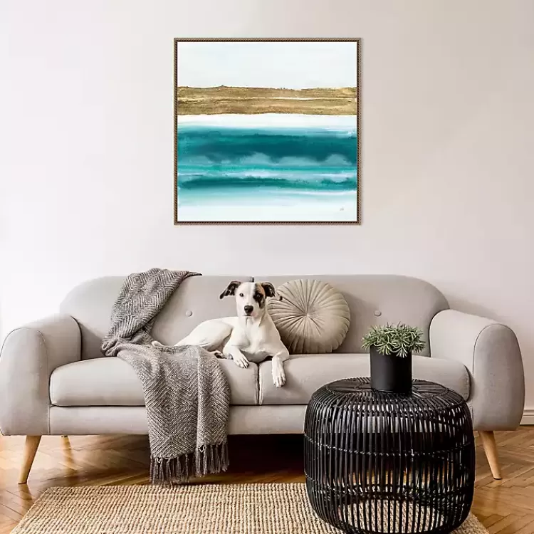 abstract_gold_emerald_beach_iii_canvas_art_print_5.webp Abstract Gold Emerald Beach III Canvas Art Print>Kirklands Home Hot