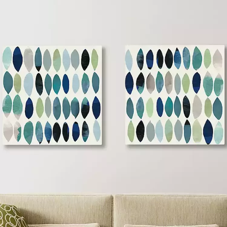 Abstract Leaf Giclee Canvas Art Prints, Set of 2>Kirklands Home Online