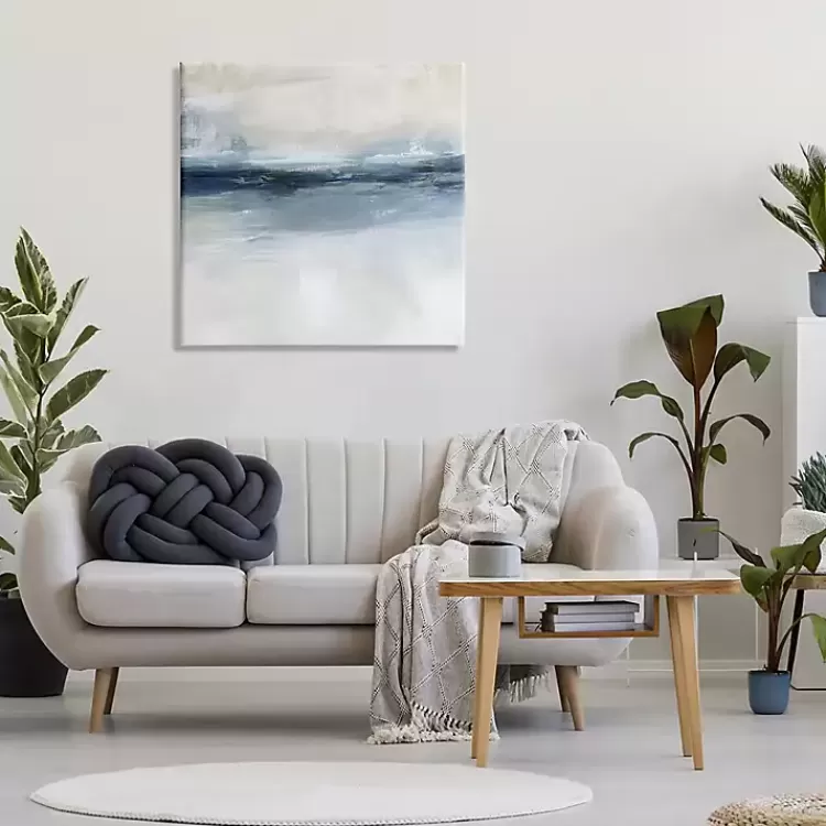 Abstract Nautical Horizon Canvas Print, 30x30 in.>Kirklands Home Discount