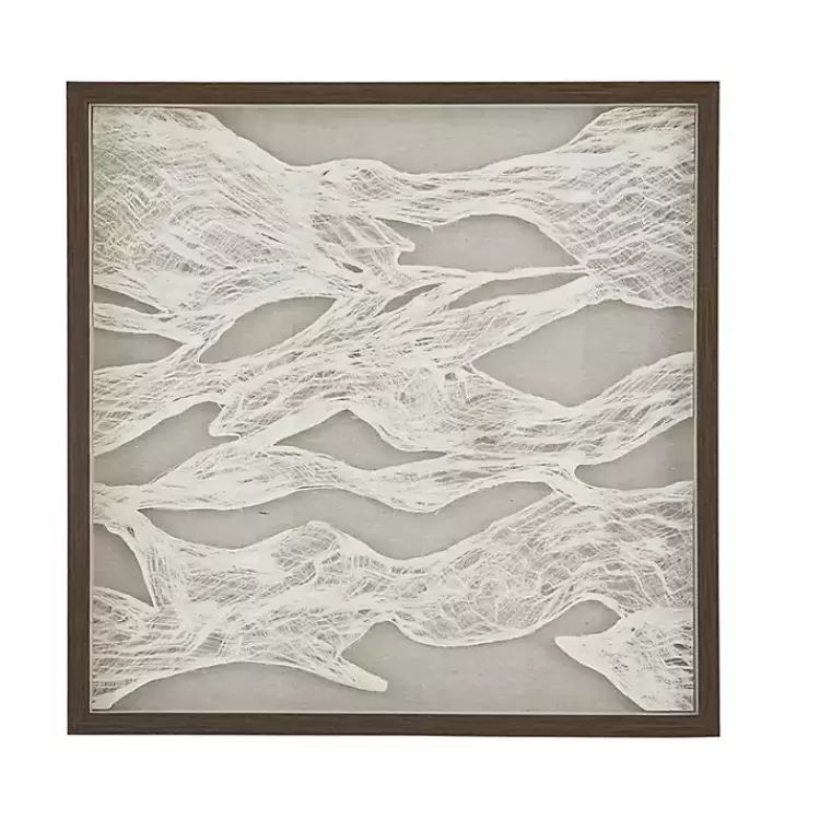 Abstract Rice Paper Framed Wall Plaque>Kirklands Home Best