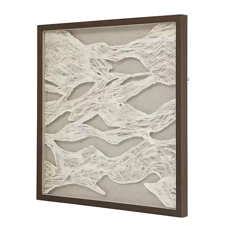 Abstract Rice Paper Framed Wall Plaque>Kirklands Home Best