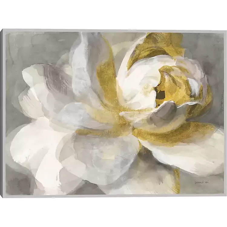 Abstract Rose Framed Canvas Art Print>Kirklands Home Clearance