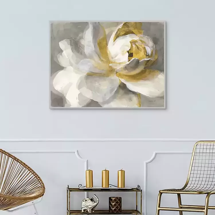 Abstract Rose Framed Canvas Art Print>Kirklands Home Clearance