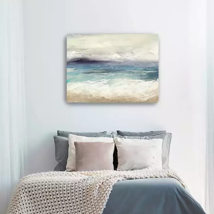 Abstract Seafoam Canvas Wall Art>Kirklands Home Fashion