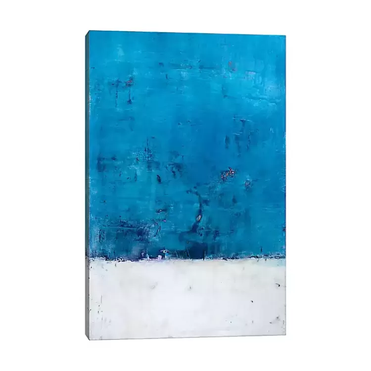 Abstract Snow White Canvas Art Print>Kirklands Home Online