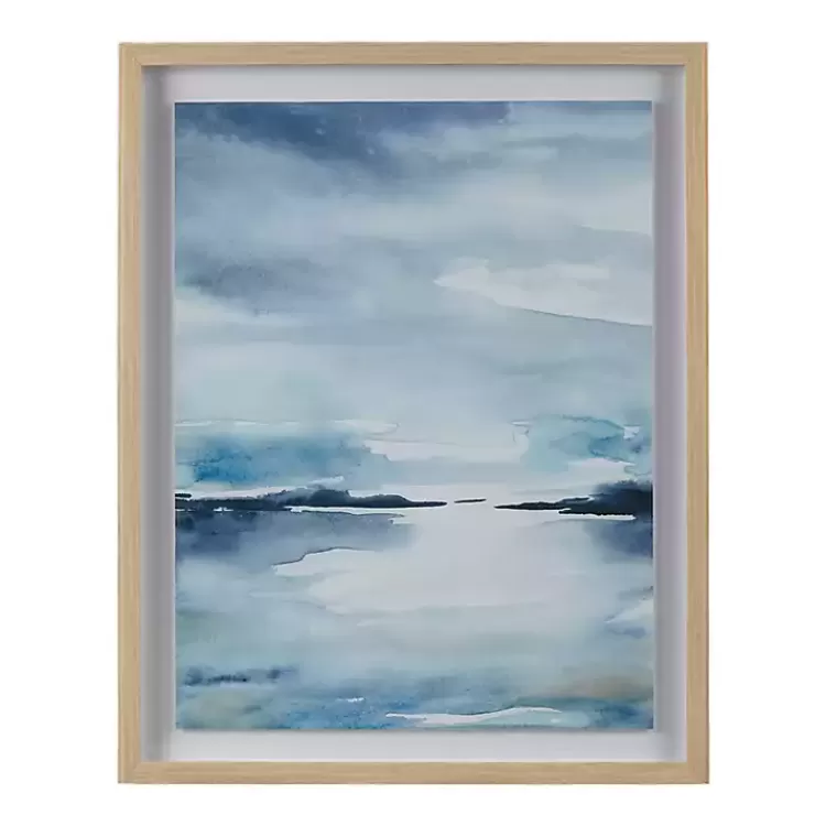 Abstract Sparkling Sea Framed Wall Art>Kirklands Home Flash Sale