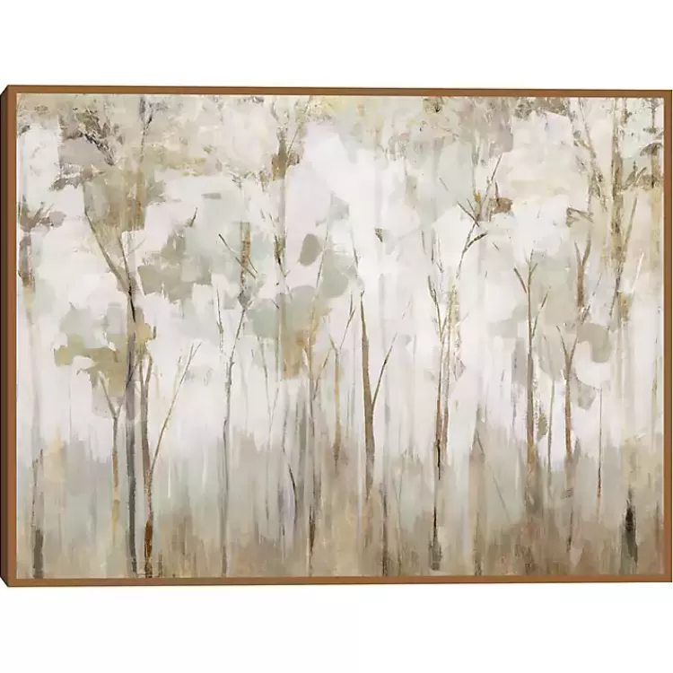 Abstract Woodland Forest Framed Canvas Art Print>Kirklands Home Hot