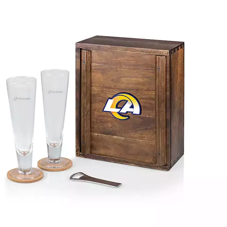 Acacia Los Angeles Rams Beer Glass Set>Kirklands Home Flash Sale