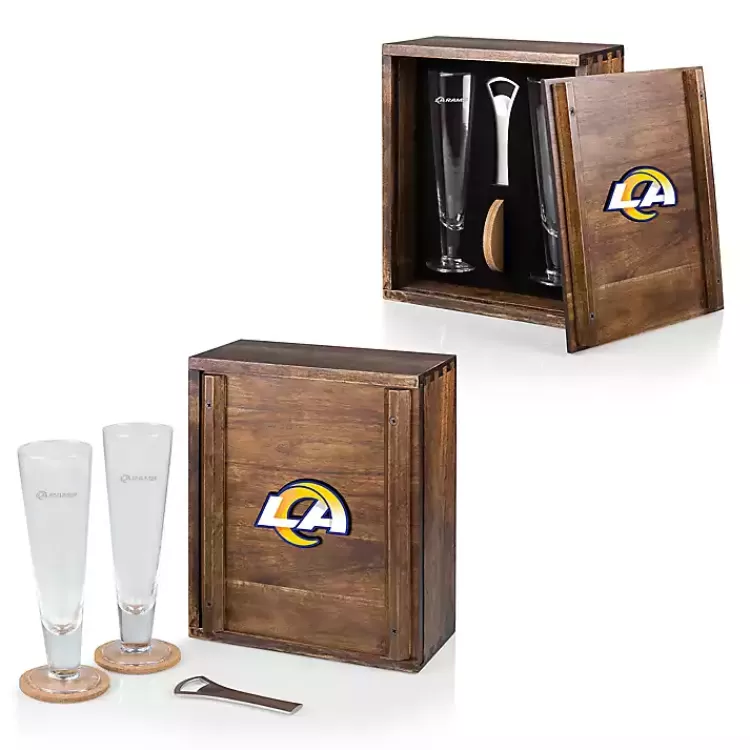 Acacia Los Angeles Rams Beer Glass Set>Kirklands Home Flash Sale