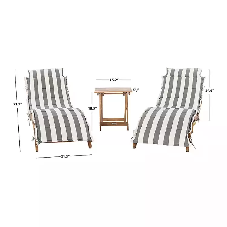 acacia_wood_pc_chaise_set_with_striped_cushions_4.webp Acacia Wood 3-pc. Chaise Set with Striped Cushions>Kirklands Home Shop