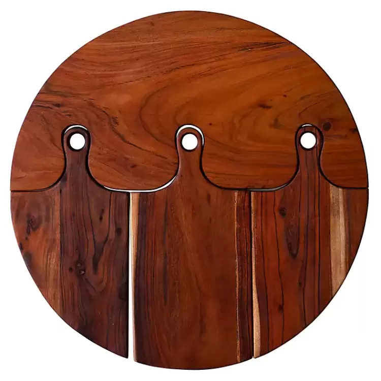 Acacia Wood 4-pc. Hanging Cutting Board>Kirklands Home Outlet