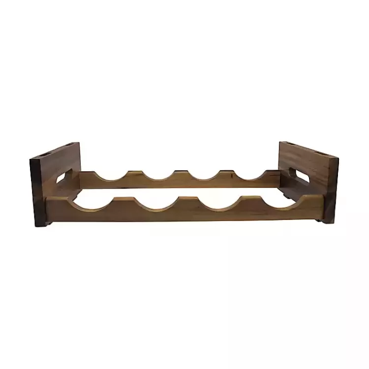 Acacia Wood Stackable Wine Rack>Kirklands Home Flash Sale
