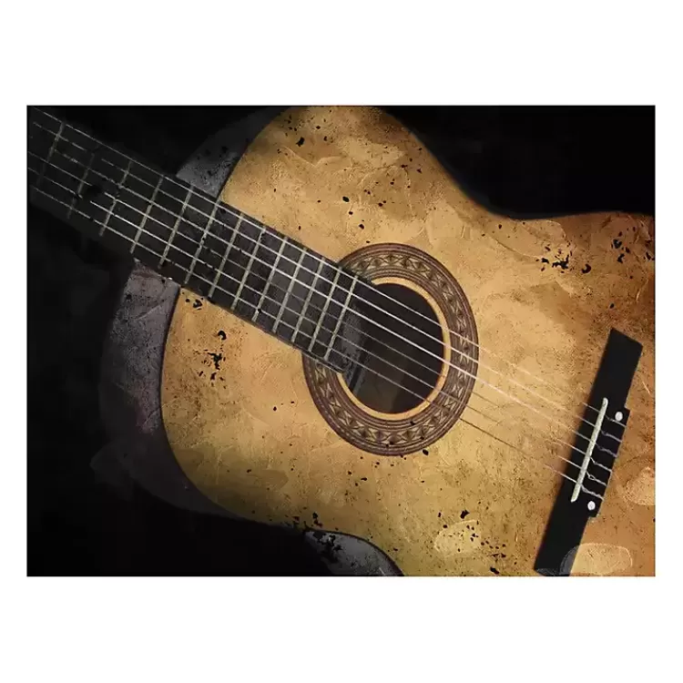 Acoustic Guitar Canvas Art Print>Kirklands Home Best