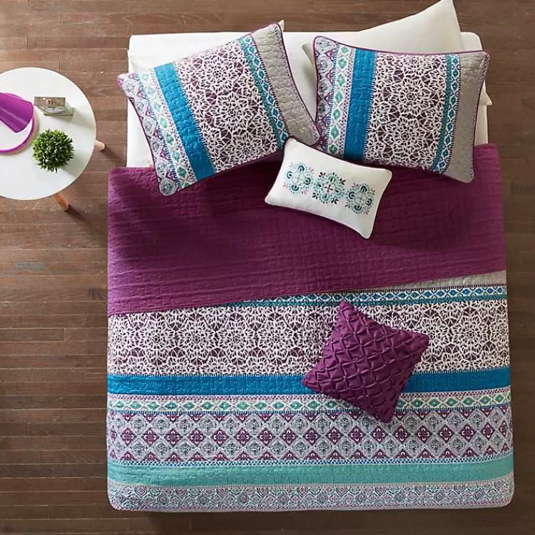 adley_reversible_fullqueen_pc_quilt_set_2.webp Adley Reversible Full/Queen 5-pc. Quilt Set>Kirklands Home Best
