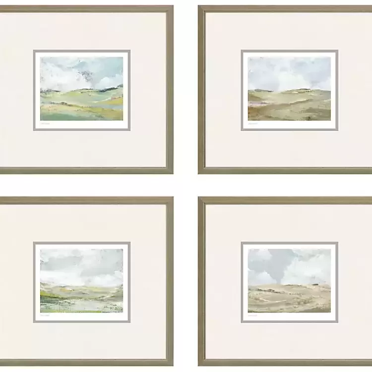 Afternoon Landscape Framed Art Prints, Set of 4>Kirklands Home Best