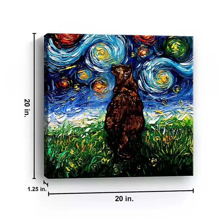 Aja Trier Tortoiseshell Starry Night Canvas Print>Kirklands Home Flash Sale
