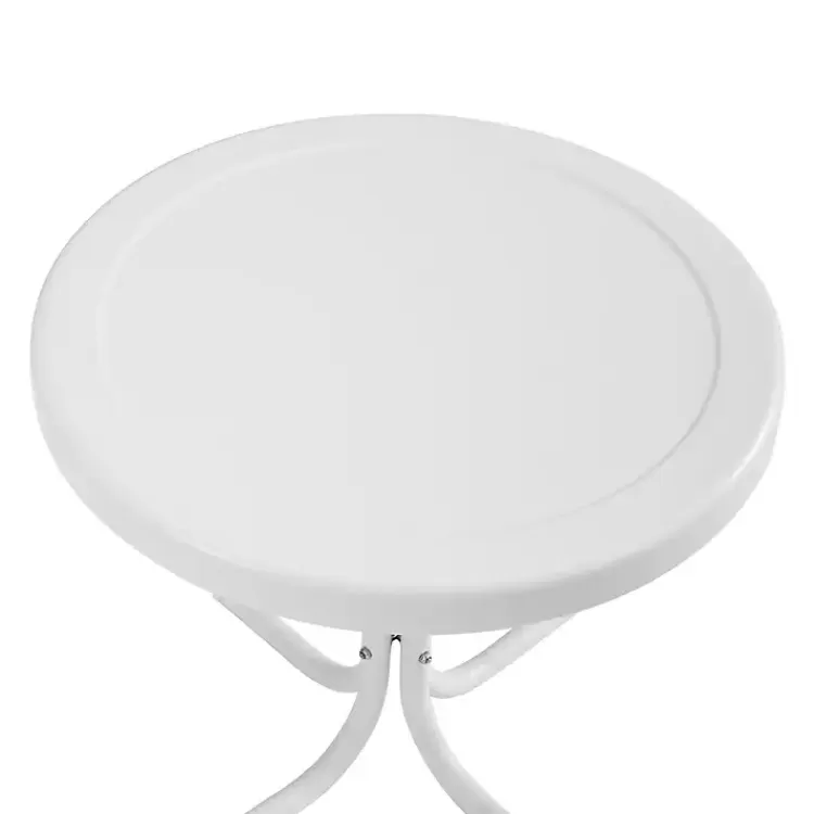 alabaster_white_metal_outdoor_side_table_2.webp Alabaster Metal Outdoor Side Table>Kirklands Home Hot