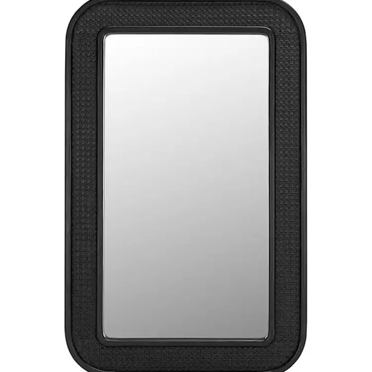Alessa Black Rectangular Wall Mirror>Kirklands Home Outlet