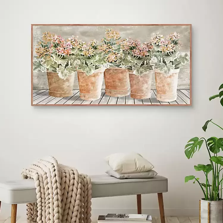 All in a Row Framed Canvas Art Print>Kirklands Home Sale