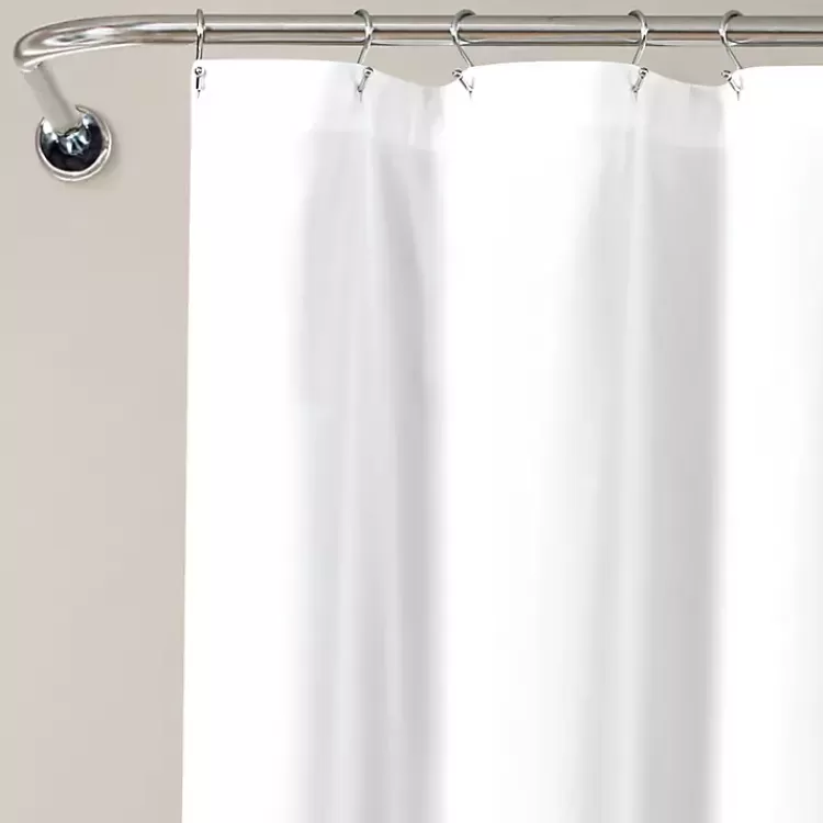 allison_white_ruffle_shower_curtain_2.webp Allison Ruffle Shower Curtain>Kirklands Home Best Sale