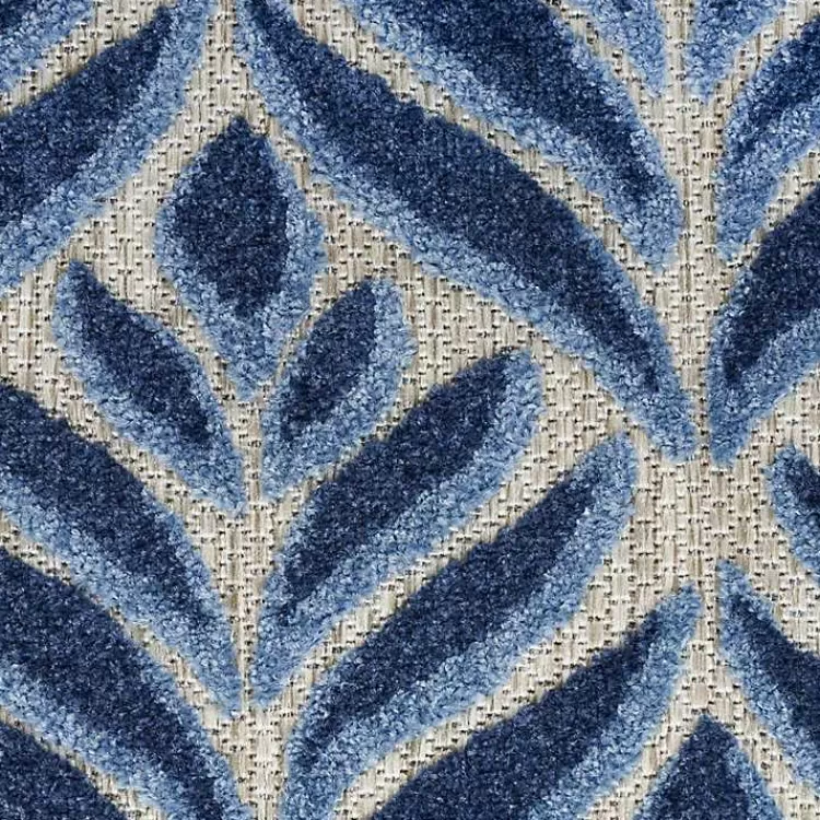 Aloha Blue Botanical Indoor/Outdoor Area Rug, 9x12>Kirklands Home Cheap
