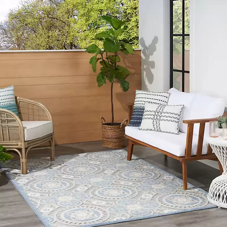 aloha_blue_medallion_indooroutdoor_area_rug_x_5-2.webp Aloha Blue Medallion Indoor/Outdoor Area Rug, 5x7>Kirklands Home Shop