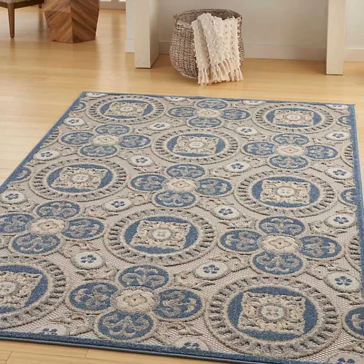 aloha_blue_medallion_indooroutdoor_area_rug_x_6-2.webp Aloha Blue Medallion Indoor/Outdoor Area Rug, 5x7>Kirklands Home Shop