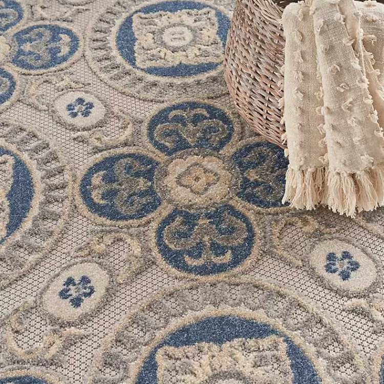 aloha_blue_medallion_indooroutdoor_area_rug_x_7-2.webp Aloha Blue Medallion Indoor/Outdoor Area Rug, 5x7>Kirklands Home Shop