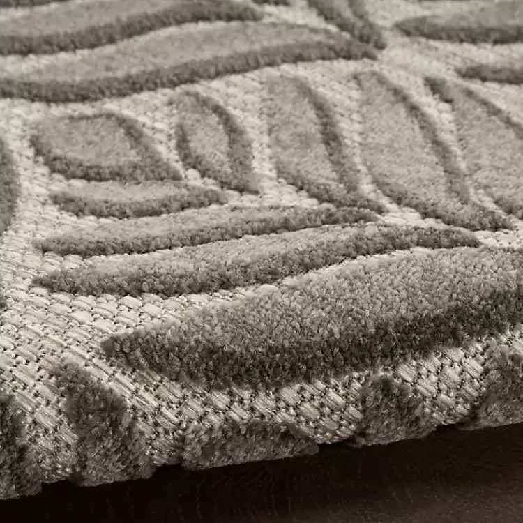 aloha_gray_botanical_indooroutdoor_rug_x_4-3.webp Aloha Botanical Indoor/Outdoor Rug, 7x10>Kirklands Home Discount