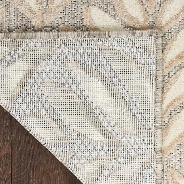 Aloha Ivory Botanical Indoor/Outdoor Area Rug, 6x9>Kirklands Home Clearance
