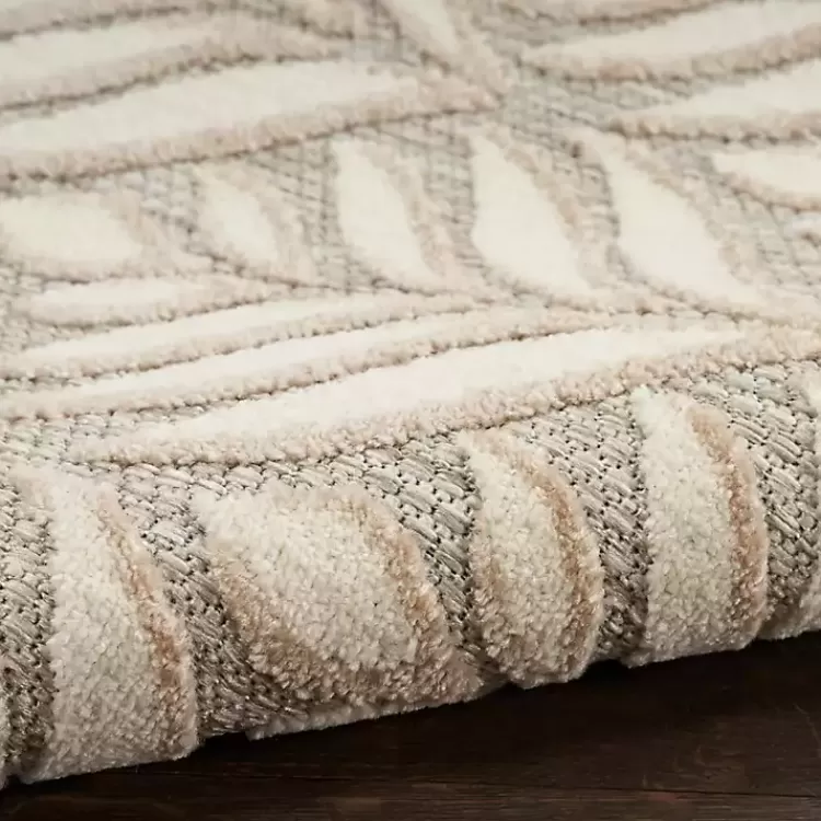 Aloha Ivory Botanical Indoor/Outdoor Area Rug, 6x9>Kirklands Home Clearance