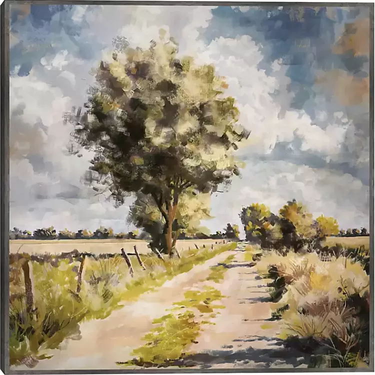 Along A Country Trail Framed Canvas Art Print>Kirklands Home Best