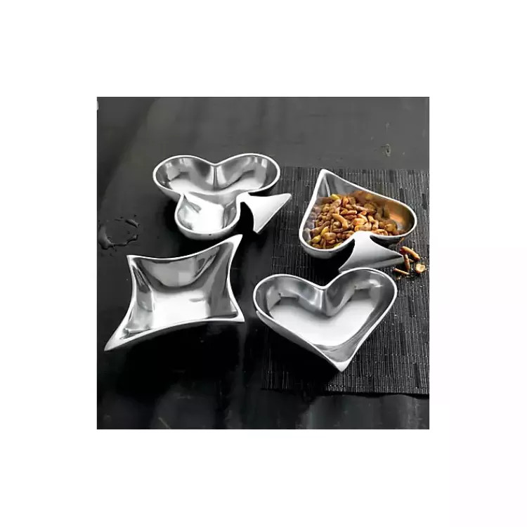 Aluminum Card Icon Bowls, Set of 4>Kirklands Home New