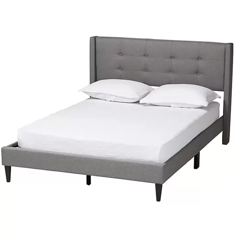 Amala Button Tufted Queen Bed Frame>Kirklands Home New