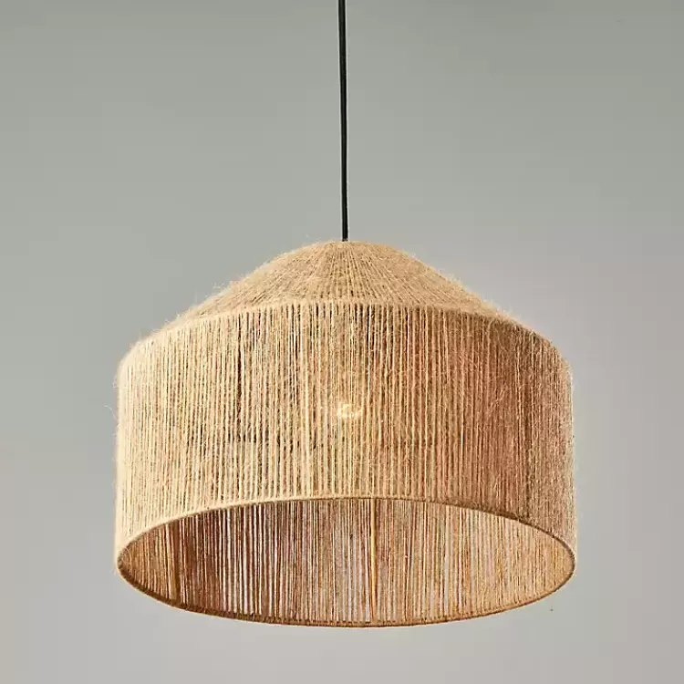 Amalfi Natural Rope Pendant Light>Kirklands Home Flash Sale