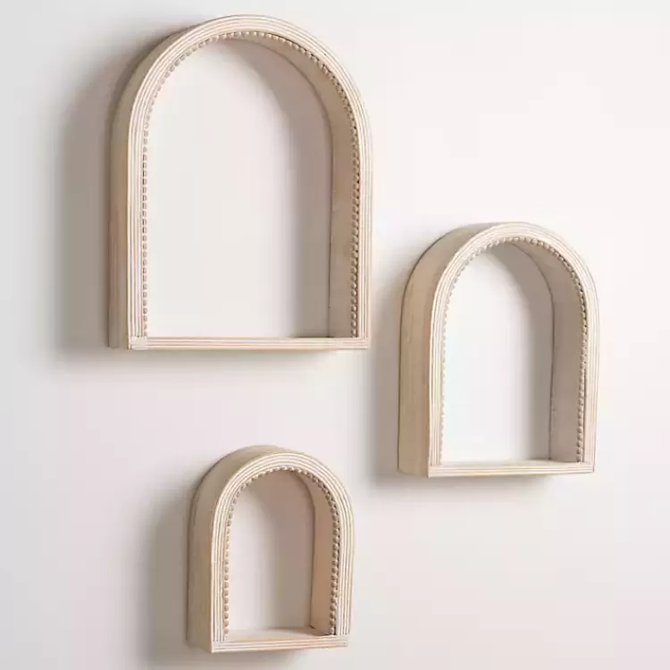 Amalie Beaded Arch Shelves, Set of 3>Kirklands Home Discount