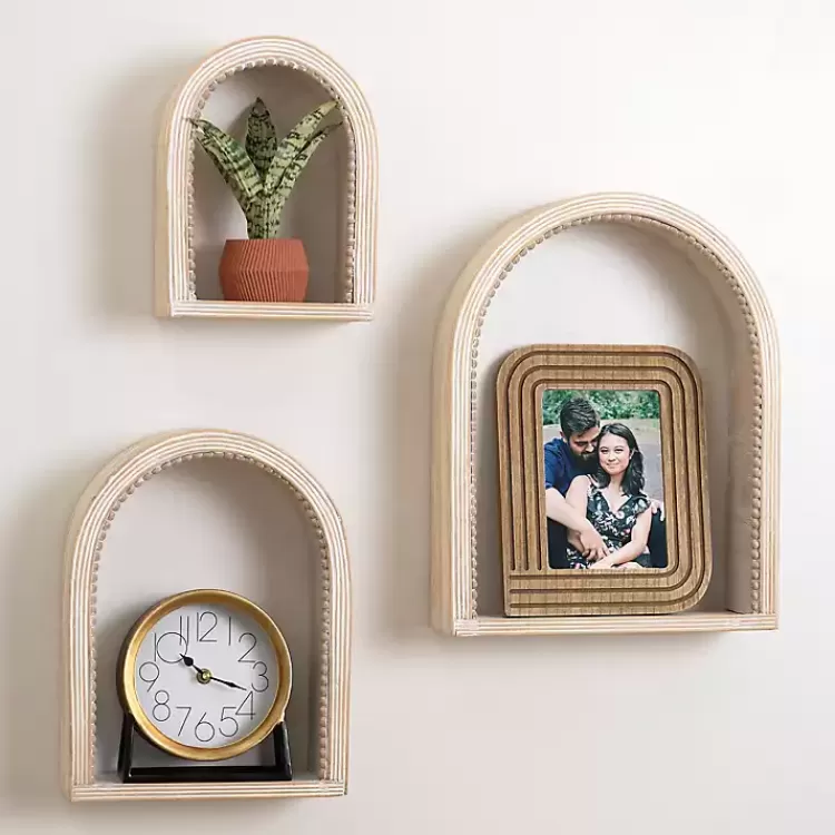 Amalie Beaded Arch Shelves, Set of 3>Kirklands Home Discount