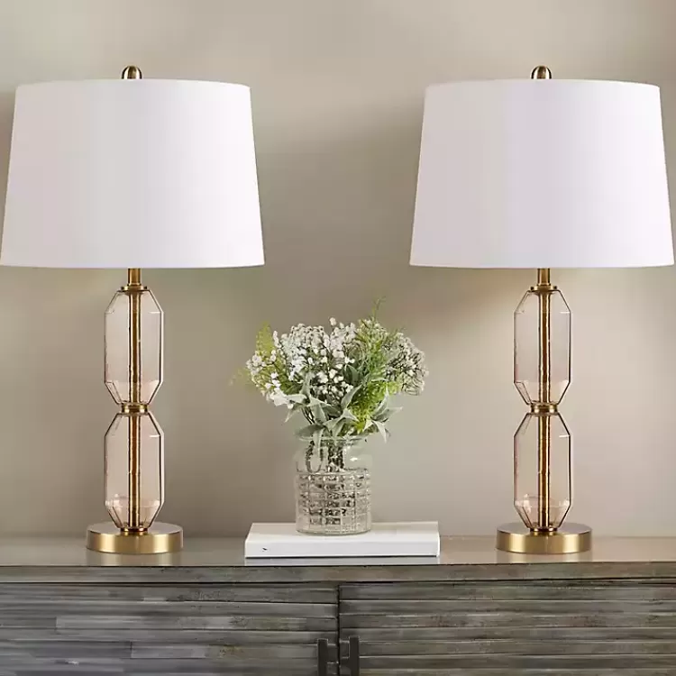 amber_faceted_glass_table_lamp_2.webp Amber Faceted Glass Table Lamp>Kirklands Home Discount