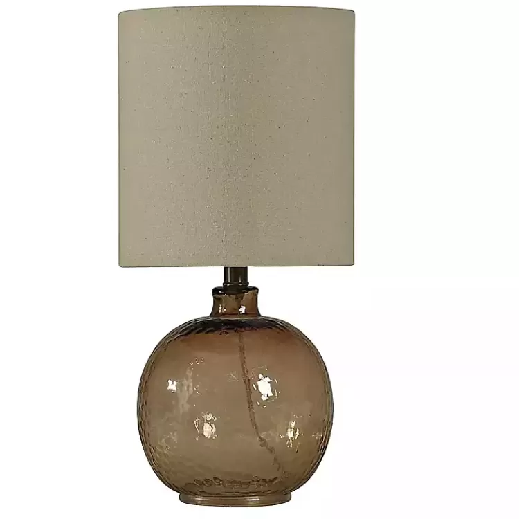 Amber Spanish Glass Ball Mini Table Lamp>Kirklands Home Shop