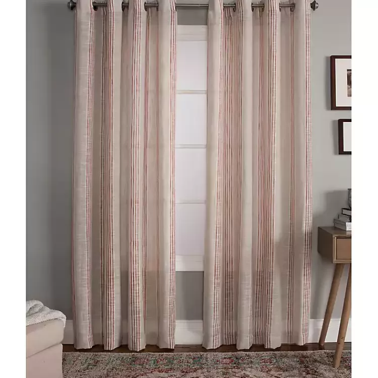 Amber Stripe Single Curtain Panel, 84 in.>Kirklands Home Clearance