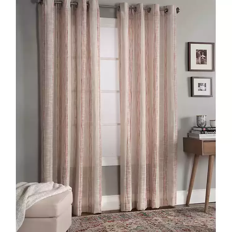 amber_stripe_single_curtain_panel__in_2.webp Amber Stripe Single Curtain Panel, 84 in.>Kirklands Home Clearance
